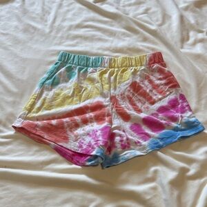 Colorful Tie-Dye Kids Shorts